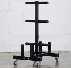 Vertical Olympic Plate & Bar Rack - Rack | Gym51