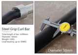 Steel Grip Curl Bar - Barbell | Gym51