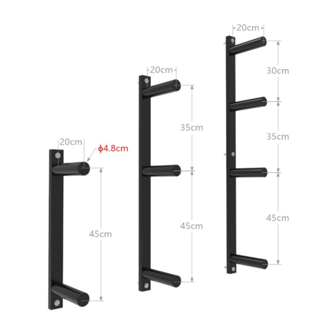 Wall Mounted Barbell Storage -  | Gym51